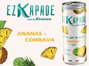 Ezkapade Pétillant de Fruit Ananas Combava 250ml (X12)